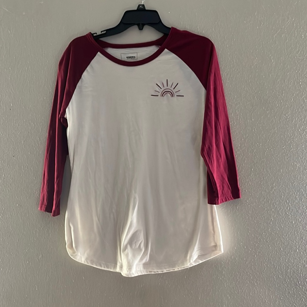 Sonoma Red Sunshine Baseball Tee